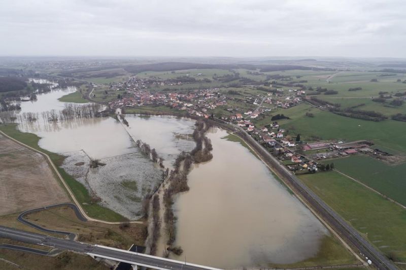 Inondations JANVIER 2018 - Photo Arnaud Thiry