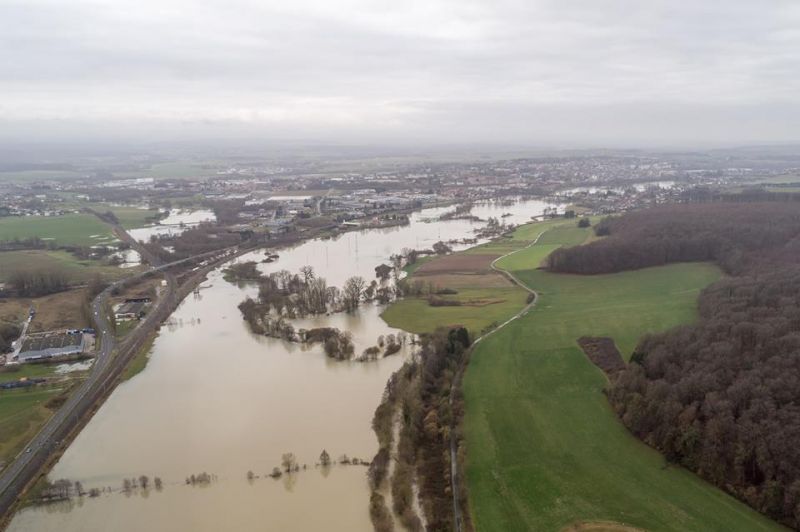 Inondations JANVIER 2018 - Photo Arnaud Thiry